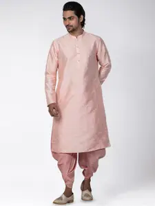 KISAH Men Ethnic Motifs Embroidered Thread Work Cotton Kurta