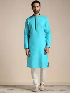 Manyavar Men Pure Cotton Kurta with Pyjamas