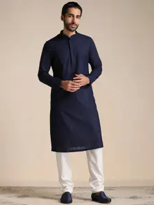 Manyavar Men Embroidered Kurta with Pyjamas