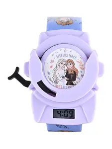 Disney Girls Princess Digital Multi Function Automatic Disc Shooter Watch