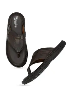 SHENCES Men Leather Comfort Sandals