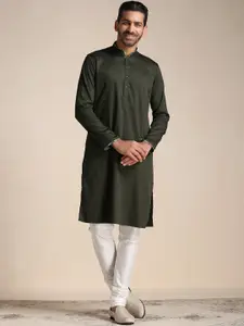 Manyavar Full Sleeves Cotton Kurta