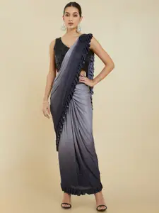 Soch Poly Crepe Sequinned Saree