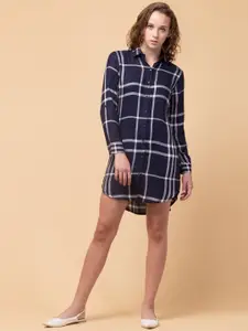 Hive91 Checked Shirt Dress