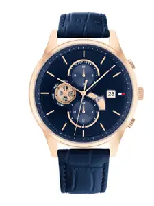 Tommy Hilfiger Men Leather Straps Analogue Watch