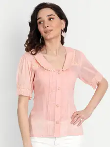 KAPASRITI Lace Shirt Style Top