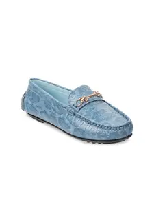 Mochi Women Printed Loafers