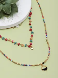 DIVA WALK Beaded Layered Necklace