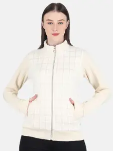 Monte Carlo Monte Carlo Women Checked Polyester Sweatshirt
