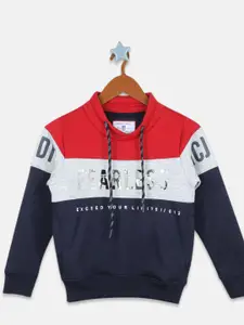 Monte Carlo Boys Colourblocked Cotton Sweatshirt
