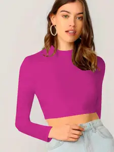 Dream Beauty Fashion Women Solid Crop Top