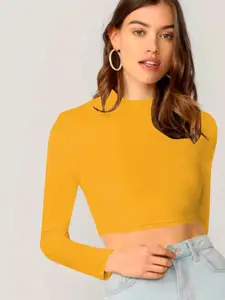 Dream Beauty Fashion Women Solid Crop Top