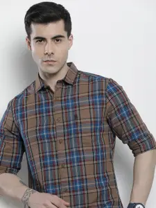The Indian Garage Co Men Checked Casual Shirt