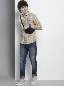 The Indian Garage Co Men Checked Casual Shirt