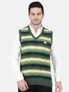 Monte Carlo Men Striped Wool Sweater Vest