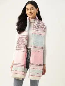 DressBerry Women Self Design Wool Acrylic Scarf