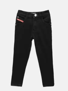 Gini and Jony Boys Black Mid-Rise Clean Look Jeans