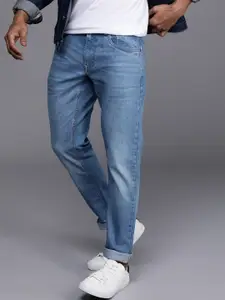 WROGN Slim Fit Light Fade Stretchable Jeans