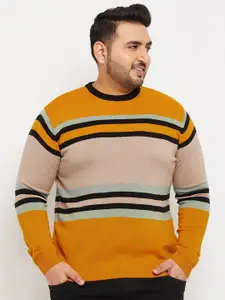 bigbanana Men Striped Acrylic Pullover