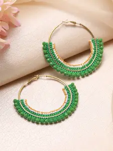Jazz and Sizzle Circular Hoop Earrings