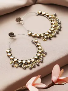 Jazz and Sizzle Classic Hoop Earrings