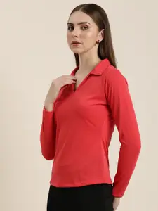 her by invictus Polo Neck Long Sleeves T-shirt