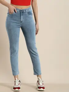 Moda Rapido Slim Fit High-Rise Stretchable Cropped Jeans