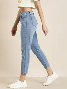 Moda Rapido Tapered Fit High-Rise Low Distress Stretchable Jeans