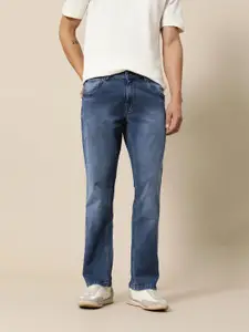Mr Bowerbird Men Mid-Rise Straight Fit Heavy Fade Stretchable Jeans