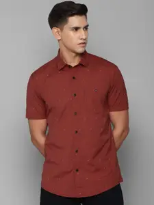 Louis Philippe Jeans Men Cotton Slim Fit Printed Casual Shirt