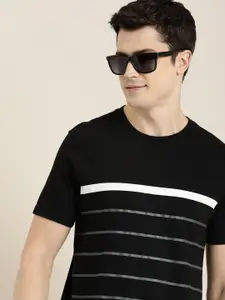 INVICTUS Striped Pure Cotton T-shirt