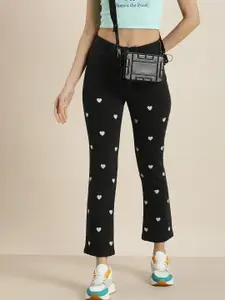 Moda Rapido Women Straight Fit High-Rise Printed Stretchable Jeans