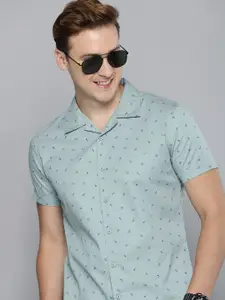 HERE&NOW Slim Fit Floral Printed Casual Shirt