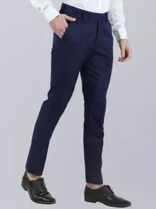 VEI SASTRE Men Smart Slim Fit Trousers