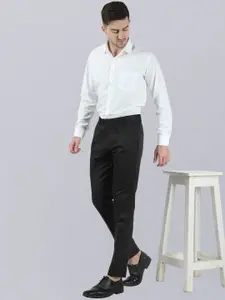 VEI SASTRE Men Smart Slim Fit Trousers