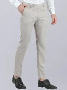 VEI SASTRE Men Smart Slim Fit Trousers