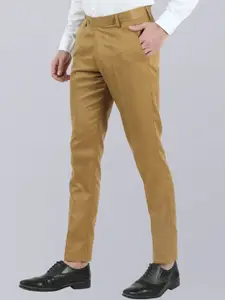 VEI SASTRE Men Smart Slim Fit Chinos Trousers