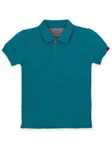 Status Quo Boys Cotton Polo Collar T-shirt