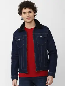 Peter England Casuals Men Washed Denim Jacket