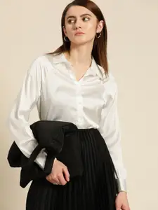 her by invictus Valentines Special Satin-Finish Semiformal Shirt