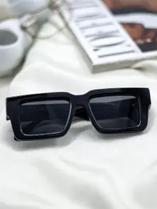 Bellofox Bellofox Men Grey Lens & Black Square Sunglasses