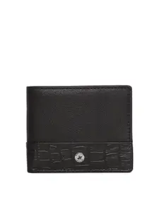 Beverly Hills Polo Club Men Croc-Embossed Two Fold Wallet