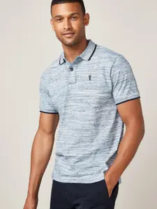 NEXT Striped Polo Collar T-shirt