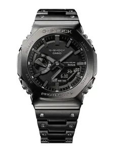 CASIO Men G-Shock Metal GM-B2100BD-1ADR Black Ana-Digi Dial Black Solid Band G1271