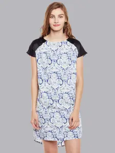 Oxolloxo Floral Printed Nightdress