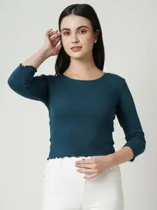 Kraus Jeans Women Slim Fit Pure Cotton T-shirt