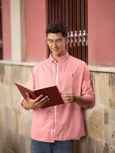 Louis Philippe Sport Men Pure Cotton Slim Fit Casual Shirt