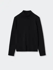 Mango Kids Girls Turtle Neck Sustainable Pullover