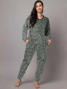 Kanvin Women Animal Printed Night suit