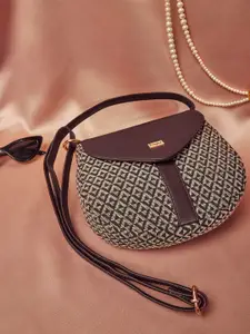 Berrylush Embroidered Sling Bag Handbags